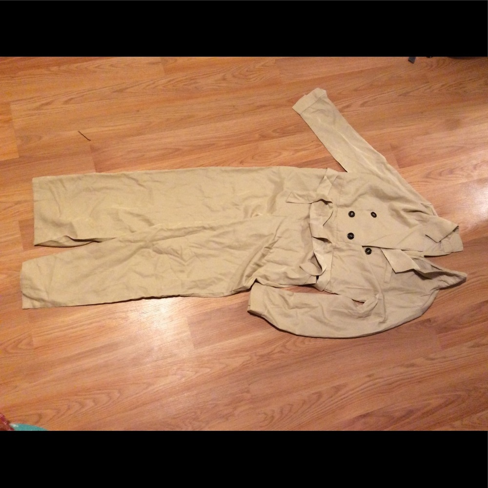 Khaki jumpsuit